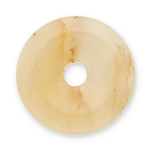 Pierres naturelles pendentifs Agate donut 16mm Orange ambre