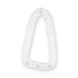 Breloques en m&eacute;tal DQ Eco-brass&reg; connecteur Argent&eacute; antique (sans nickel)