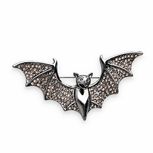 Broches chauve-souris Gris