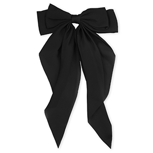 Accessoires pour cheveux barrette avec n&oelig;ud Noir