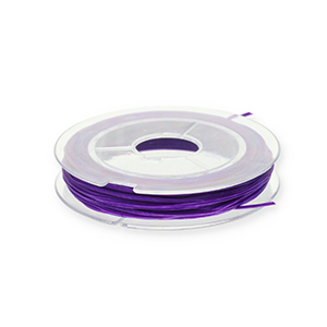 Fil &eacute;lastique 0.8mm Violet