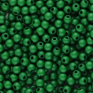 Perles acryliques 4 mm brillant Vert