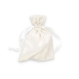 Sachet &agrave; bijoux Argent&eacute;-dor&eacute;