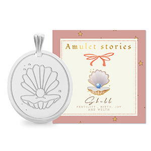 BY31&reg; Breloques en acier Inox coquillage Argent&eacute;