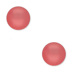 Cabochon classique 7 mm Polaris Elements shiny Rose p&acirc;le