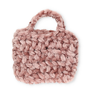 Sacs crochet&eacute;s &agrave; la main Rose mauve