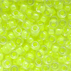 Perles de rocailles Miyuki 6/0 Luminous Lime Aid 6-1119