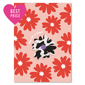 BY31&reg; Cartes &agrave; bijoux "One of a kind" Rouge-orange-noir-blanc