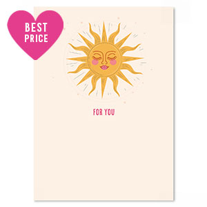 Cartes &agrave; bijoux "for you" Blanc-jaune