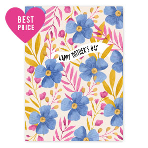 Cartes &agrave; bijoux  "Happy mother's day" Multicolore