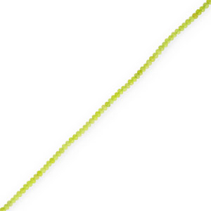 Pierres naturelles 4mm facett&eacute;es Vert lime