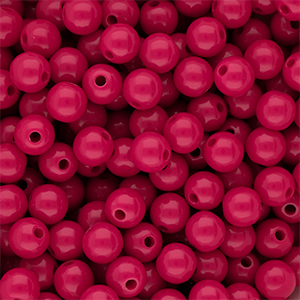DQ Perles acryliques 8 mm brillant Fuchsia 17-2031 TCX