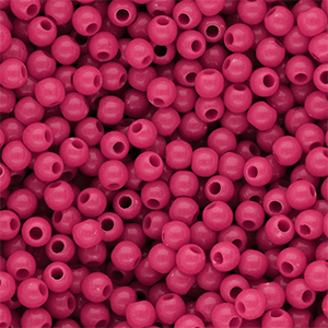 DQ Perles acryliques 6 mm brillant Rose violet 17-2624 TCX