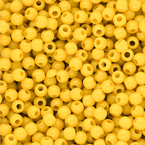 DQ Perles acryliques 4 mm brillant Vibrant yellow 13-0858 TCX