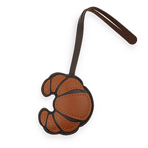 Pendentifs accroche-regard croissant Marron