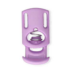 Appr&ecirc;ts color&eacute;s serre-cordon rectangle Lilas