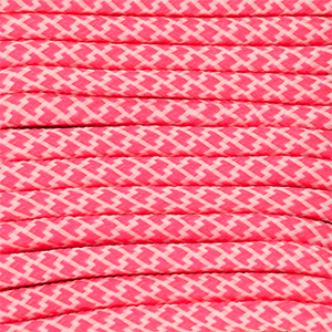 Paracorde tendance 6.5 mm Rose corail n&eacute;on