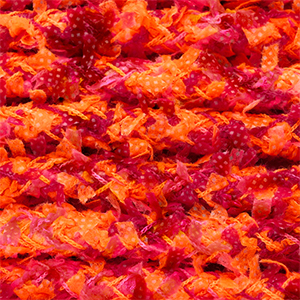 Paracorde tendance 9 mm Orange n&eacute;on-rose n&eacute;on-rouge porto