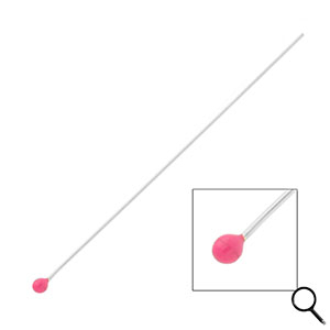 BY31&reg; Appr&ecirc;ts en acier inox clous &agrave; t&ecirc;te boule 70 mm Argent&eacute;-rose magenta