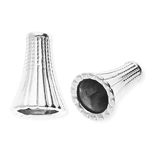 Appr&ecirc;ts en acier Inox embout c&ocirc;ne 11 mm Argent&eacute;