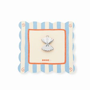 BY31&reg; Breloques en laiton Eco-brass p&acirc;tes (papillon) Argent&eacute;
