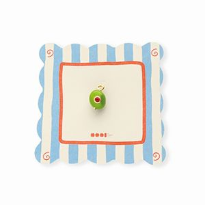 BY31&reg; Breloques en laiton Eco-brass avec &eacute;maill&eacute;e olive Dor&eacute;-verte olive-rouge
