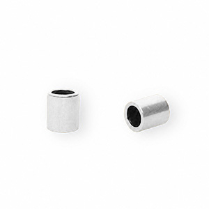 Appr&ecirc;ts en acier Inox embout &Oslash;2.5 mm Argent&eacute;