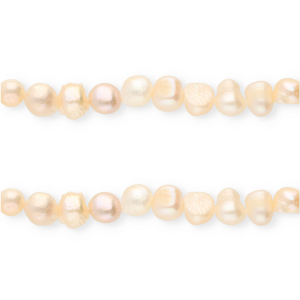 Perles d'eau douce imparfaites rond 7-9mm Rose p&ecirc;che