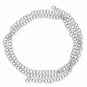 Appr&ecirc;ts en acier inox anneau bris&eacute; 7mm Argent&eacute;