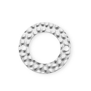 Appr&ecirc;ts en acier Inox connecteur rond Argent&eacute;
