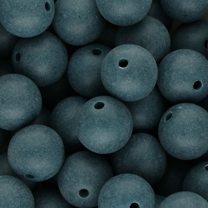 DQ Perles acryliques 16 mm Bleu p&eacute;trole