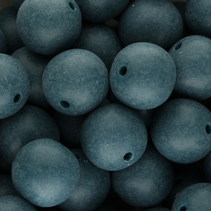 DQ Perles acryliques 18 mm Bleu p&eacute;trole