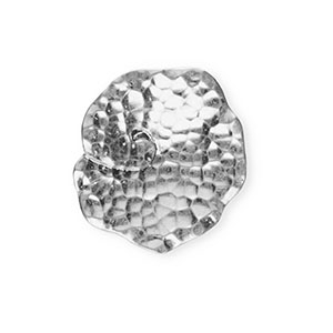 Pendentifs accroche-regard organique rond Argent&eacute;