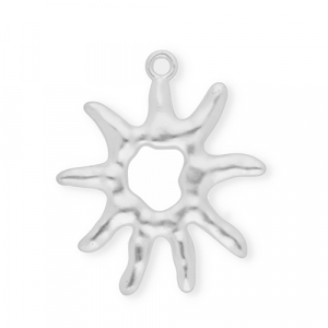Pendentifs accroche-regard soleil Argent&eacute;