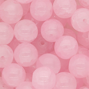 Perles en verre 10 mm Rose clair