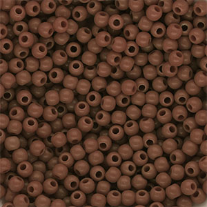 DQ Perles acryliques 4 mm brillant Marron