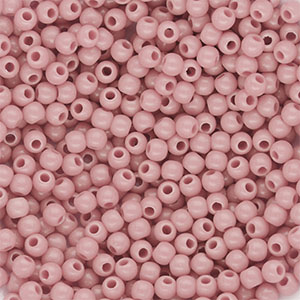 DQ Perles acryliques 4 mm brillant Rose vintage
