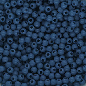DQ Perles acryliques 4 mm brillant Bleu sarcelle