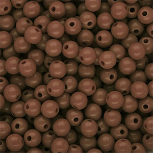 DQ Perles acryliques 6 mm brillant Marron