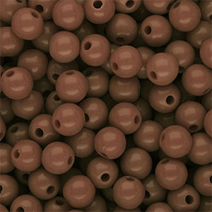 DQ Perles acryliques 8 mm brillant Marron
