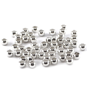 Perles &agrave; &eacute;craser DQ 3mm Argent&eacute;