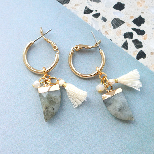 Comment faire des colliers et des boucles d&rsquo;oreilles avec des pendentifs en pierre naturelles ?