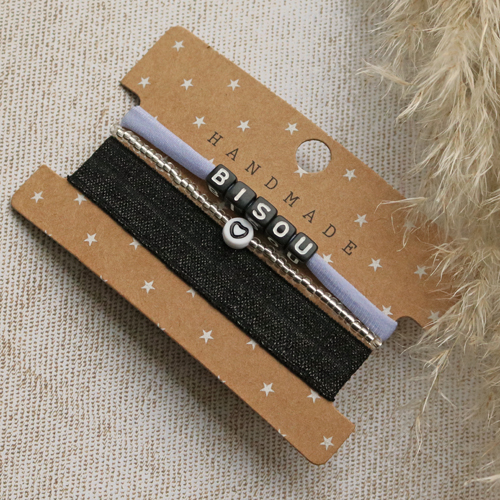 Voici comment confectionner les plus beaux bracelets avec du ruban &eacute;lastique cousu :