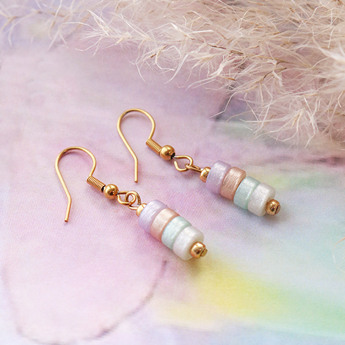 Inspiration pour la confection d&rsquo;&eacute;l&eacute;gants bijoux avec les perles Polaris Elements 