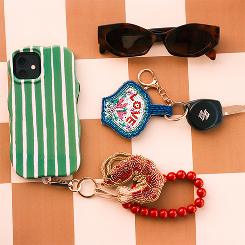 Inspiration avec des porte-cl&eacute;s faits main