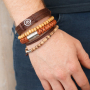 Cr&eacute;ez des bracelets super cool pour hommes avec diff&eacute;rentes perles pour la F&ecirc;te des P&egrave;res