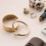 Inspiration avec des bangles en acier inoxydable