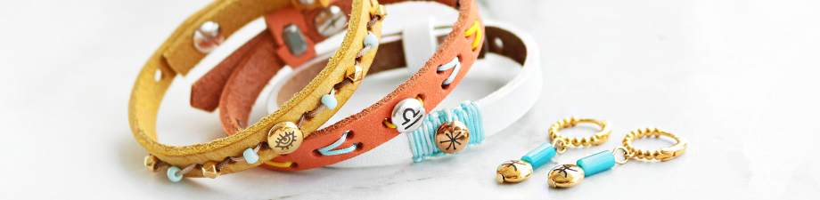 Perles en métal DQ doré rosé Perles en métal DQ doré rosé