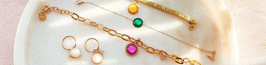 Cabochon plat 12mm Polaris Elements