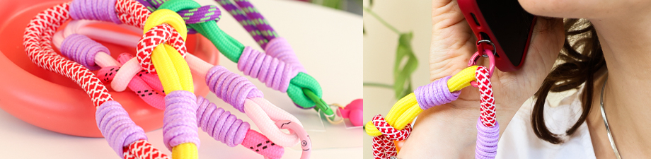 Cordon de t&eacute;l&eacute;phone et attache tendance 